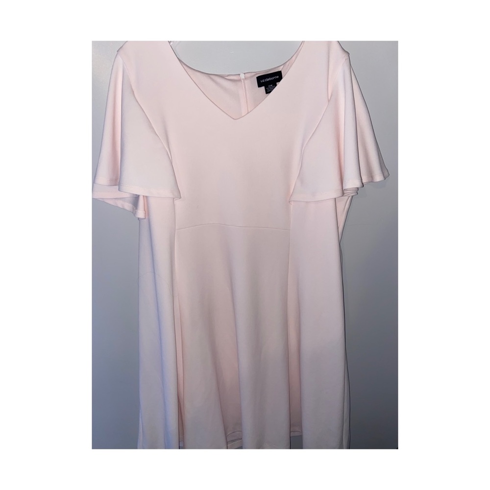 Liz Claiborne light pink formal dress. PLUS SIZE.